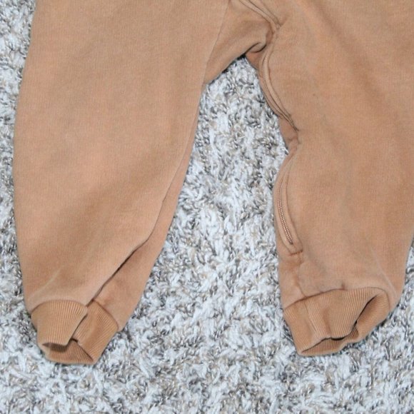 Carhartt Hooded Bodysuit One Piece Brown Baby Toddler Size 18M 18 Months H11912 - Picture 2 of 8